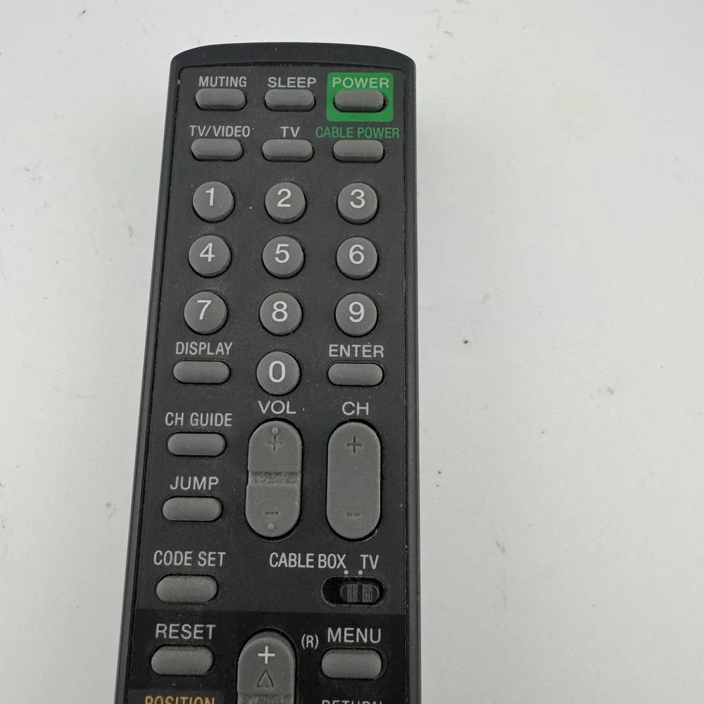 Sony Remote Control RM-Y118 Trinitron Universal Commander Black TV VTR Cable
